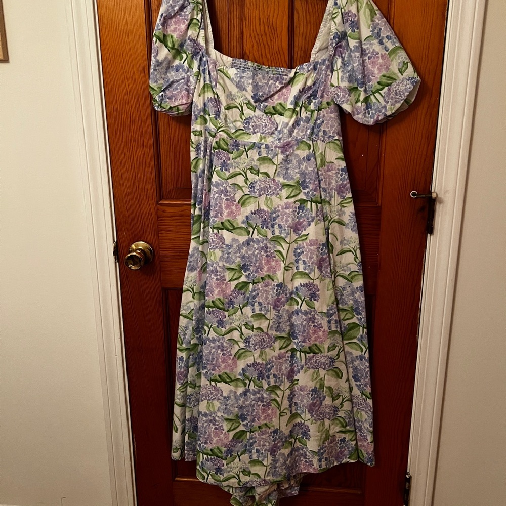 Hill House Blue Hydrangea Matilda Dress Size XL